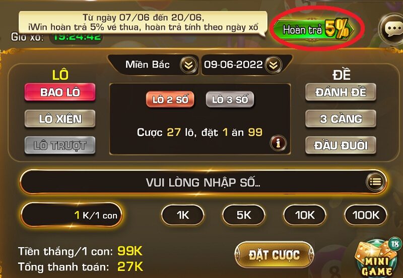 Tặng quà khởi nghiệp 50.000 VNĐ cho tân thủ